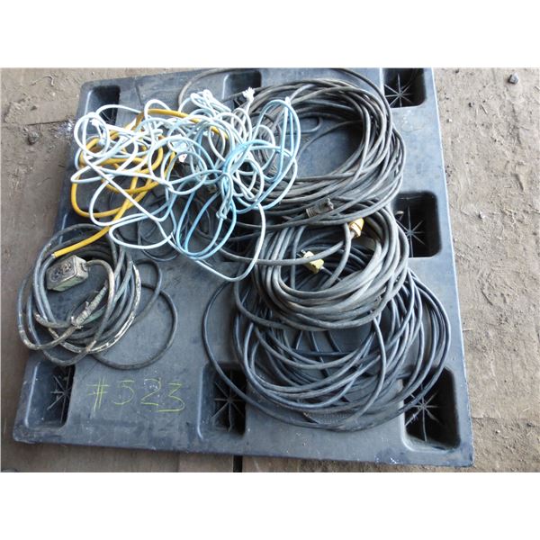 Qty of elec. Cords and rope