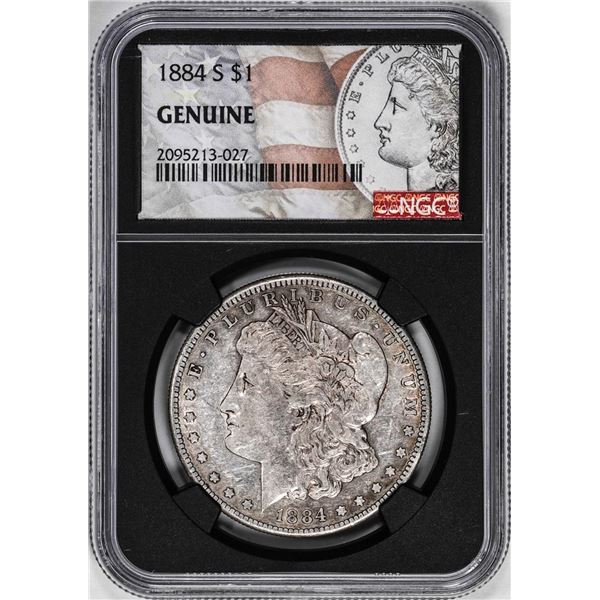 1884-S $1 Morgan Silver Dollar Coin NGC Genuine