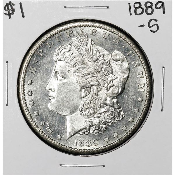 1889-S $1 Morgan Silver Dollar Coin