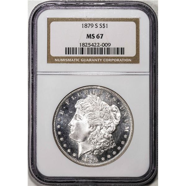 1879-S $1 Morgan Silver Dollar Coin NGC MS67