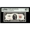 Image 1 : 1953A $2 Legal Tender Note Fr.1510 PMG Superb Gem Uncirculated 67EPQ