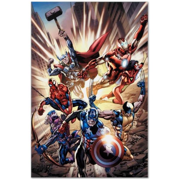 Marvel Comics "Avengers #12.1" Limited Edition Giclee On Canvas