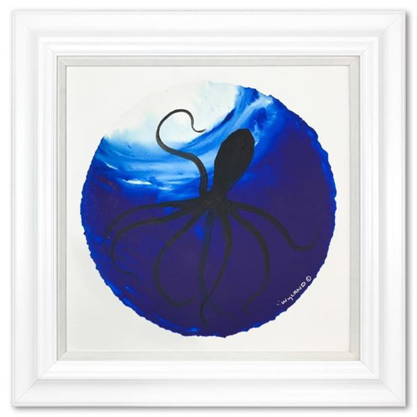Wyland "Octopus Swirl" Original Watercolor On Paper