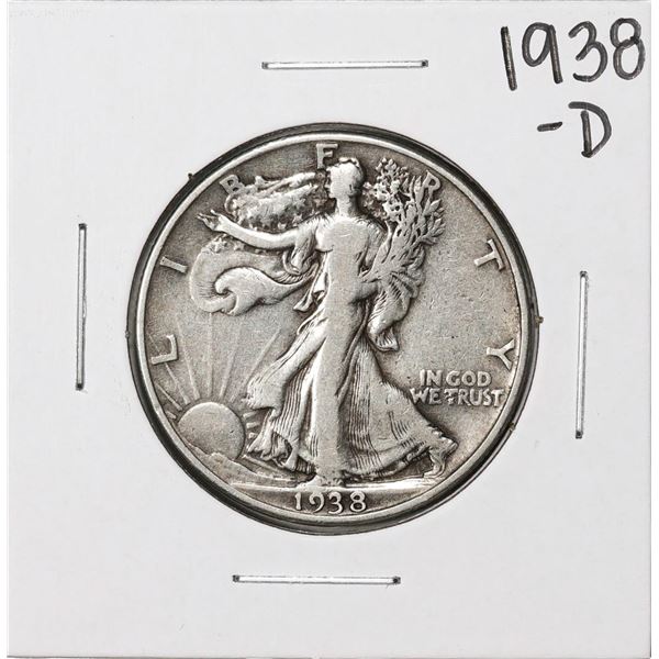 1938-D Walking Liberty Half Dollar Coin