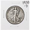 Image 1 : 1938-D Walking Liberty Half Dollar Coin