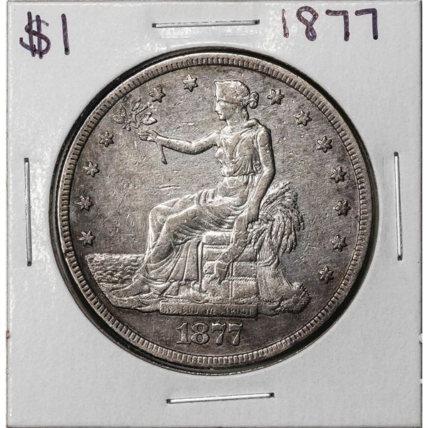 1877 $1 Trade Silver Dollar Coin