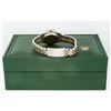 Image 7 : Rolex Ladies Two Tone Silver Diamond and Sapphire Datejust Wristwatch with Rolex Box