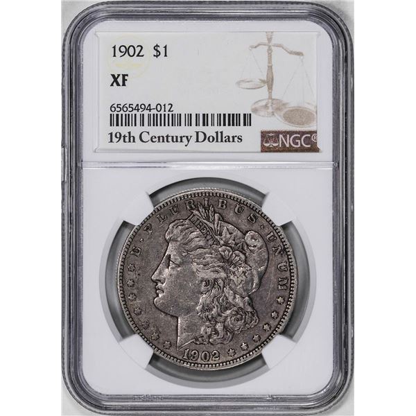 1902 $1 Morgan Silver Dollar Coin NGC XF