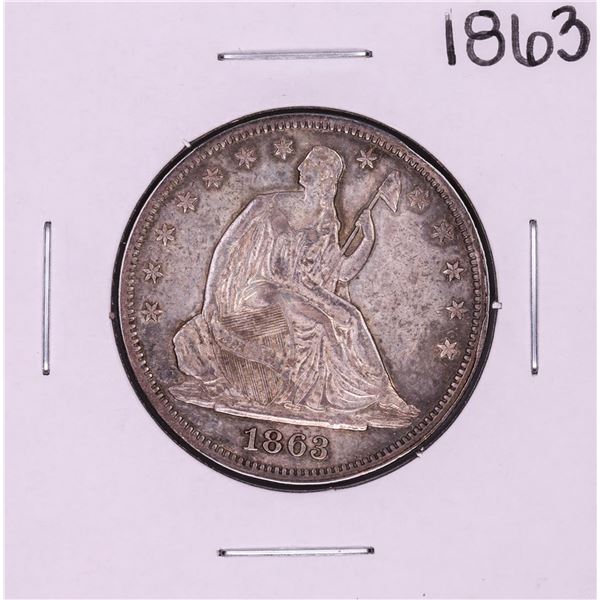 1863 Seated Liberty Half Dollar Coin