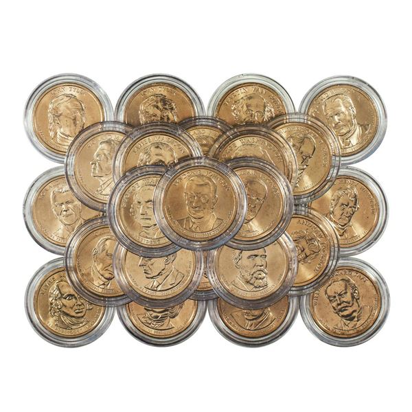 Lot of (25) Mixed Date $1 Presidential Dollar Coins