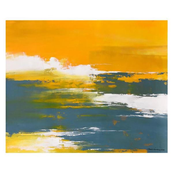 Leung "Seaside" Original Oil Painting On Canvas