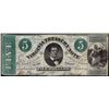 Image 1 : 1862 $5 Virginia Treasury Note Obsolete Note
