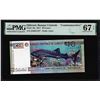 Image 1 : 2017 Djibouti Central Bank 40 Francs Note Pick# 46a PMG Superb Gem Uncirculated 67EPQ