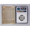 Image 4 : Tabaristan Khurshid, 740-761 c.AD AR Hemidrachm Ancient Coin NGC MS Story Box