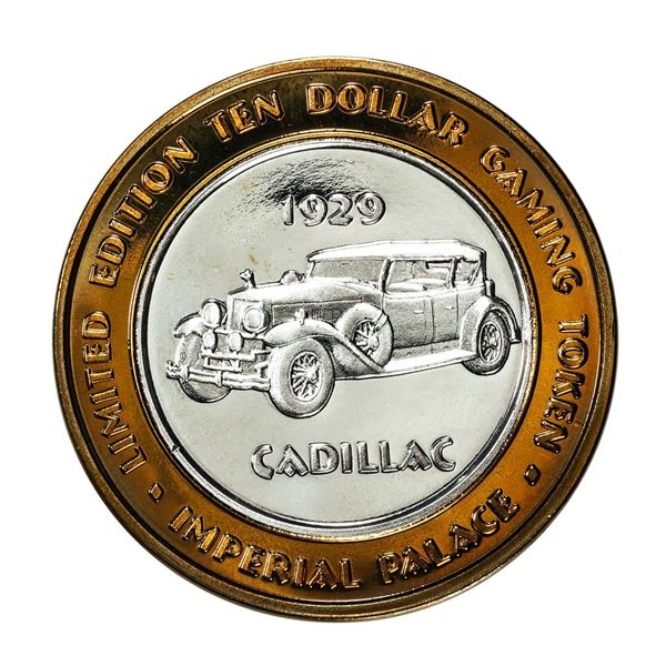 .999 Silver Imperial Palace Hotel & Casino Las Vegas $10 Limited Edition Gaming Token
