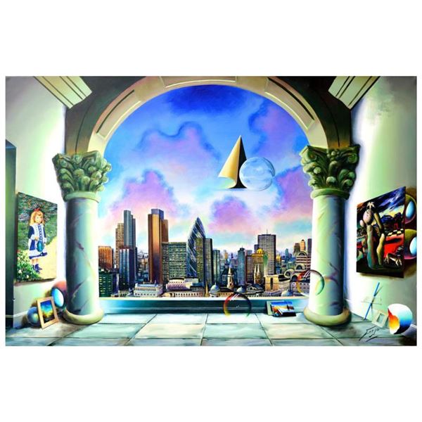 Ferjo "Capture the Moon" Original Oil Painting On Canvas