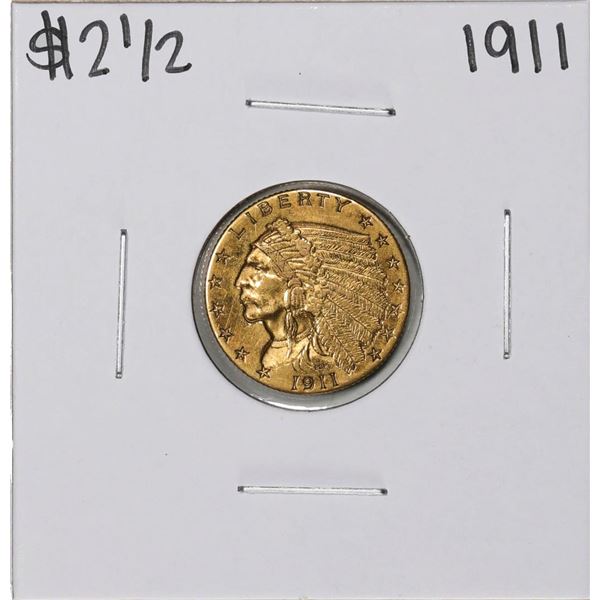1911 $2 1/2 Indian Head Quarter Eagle Gold Coin
