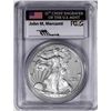 Image 1 : 2015-W $1 Proof American Silver Eagle Coin PCGS PR70DCAM FDOI Mercanti Signature