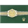 Image 5 : Rolex Mens Two Tone Champagne Jubilee Index Diamond Wristwatch With Rolex Box