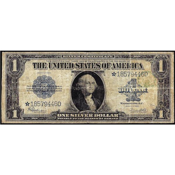 1923 $1 Silver Certificate Star Note