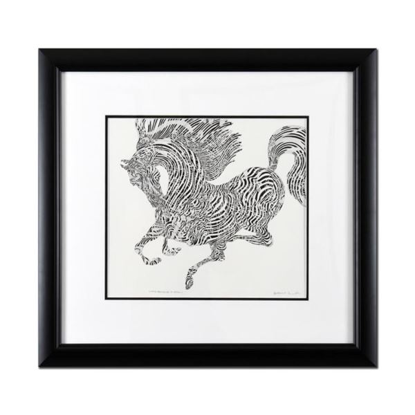 Azoulay "Sketch Preliminaire" Original Pen And Ink On Paper