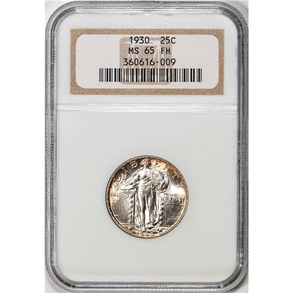 1930 Standing Liberty Quarter Coin NGC MS65 FH