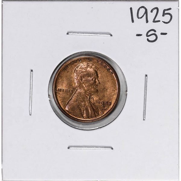 1925-S Lincoln Wheat Cent Coin