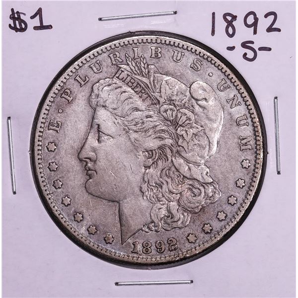 1892-S $1 Morgan Silver Dollar Coin
