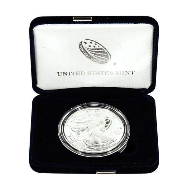 2017 $1 Proof American Silver Eagle Coin with Original Box