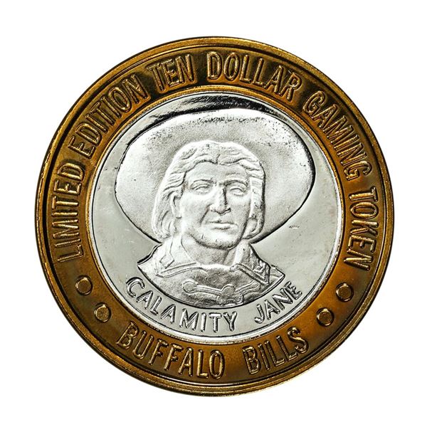 .999 Silver Buffalo Bills Resort & Casino Primm, NV $10 Limited Edition Gaming Token