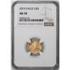 Image 1 : 2015 $5 American Gold Eagle Coin NGC MS70