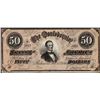 Image 1 : 1864 $50 Confederate States of America Note