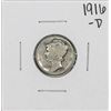 Image 1 : 1916-D Mercury Dime Coin