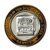 Image 1 : .999 Silver Gambler Reno, Nevada $10 Casino Limited Edition Gaming Token