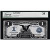 Image 1 : 1899 $1 Black Eagle Silver Certificate Note Fr.229A Legacy Very Fine 30