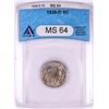 Image 1 : 1926-D Buffalo Nickel Coin ANACS MS64