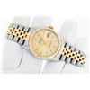 Image 3 : Rolex Mens Two Tone Champagne Index Datejust Wristwatch