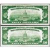 Image 2 : Lot of (2) 1928A $50 Federal Reserve Notes New York Philadelphia