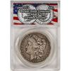 Image 1 : 1890-CC $1 Morgan Silver Dollar Coin ANACS Certified Genuine
