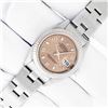 Image 2 : Rolex Ladies Stainless Steel Salmon Arabic Datejust Wristwatch