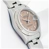 Image 4 : Rolex Ladies Stainless Steel Salmon Arabic Datejust Wristwatch