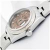 Image 5 : Rolex Ladies Stainless Steel Salmon Arabic Datejust Wristwatch