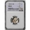 Image 1 : 1945-D Mercury Dime Coin NGC MS66