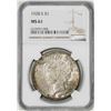 Image 1 : 1928-S $1 Peace Silver Dollar Coin NGC MS61