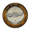 Image 2 : .999 Silver Aladdin Resort Casino $10 Limited Edition Casino Gaming Token