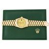 Image 7 : Rolex Mens 18K Yellow Gold Champagne Index President Wristwatch With Rolex Box