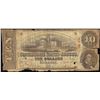 Image 1 : 1863 $10 Confederate States of America Note