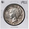 Image 1 : 1921 $1 Peace Silver Dollar Coin