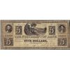 Image 1 : 1837 $5 The Northampton Bank Northampton, PA Obsolete Note