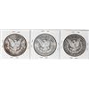 Image 3 : Lot of 1896-1898 $1 Morgan Silver Dollar Coins Proof Like